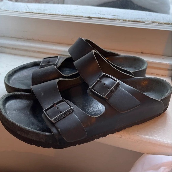 Leather Birkenstock Sandals - Picture 1 of 8
